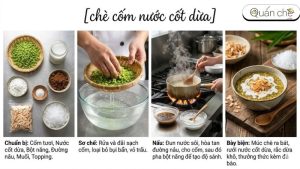 quy-trinh-thuc-hien-cach-nau-che-com-nuoc-cot-dua