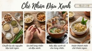 cach-nau-che-nhan-dau-xanh-gion-ngot-thanh-nhiet-tai-nha